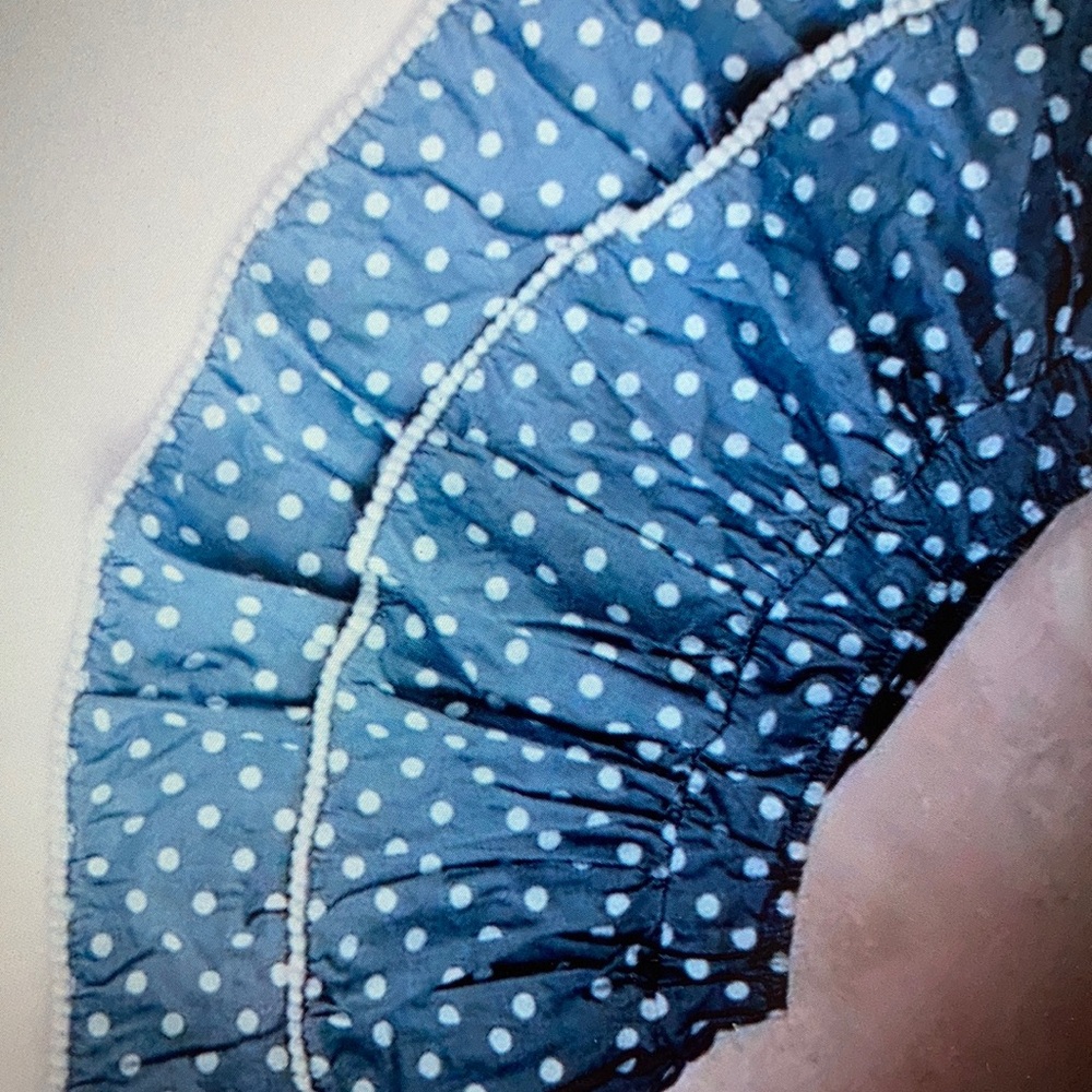 Poly cotton blend colors ruffle skorts